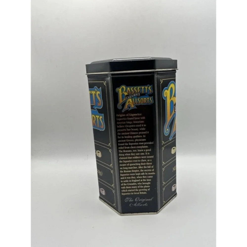 Vintage Bassetts‎ Liquorice Original All sorts Metal Tin Empty Collectible